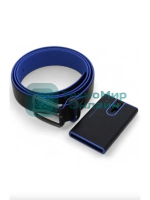 Ремень мужской Piquadro Blue Square CUBOX15B2R/N черный натур.кожа