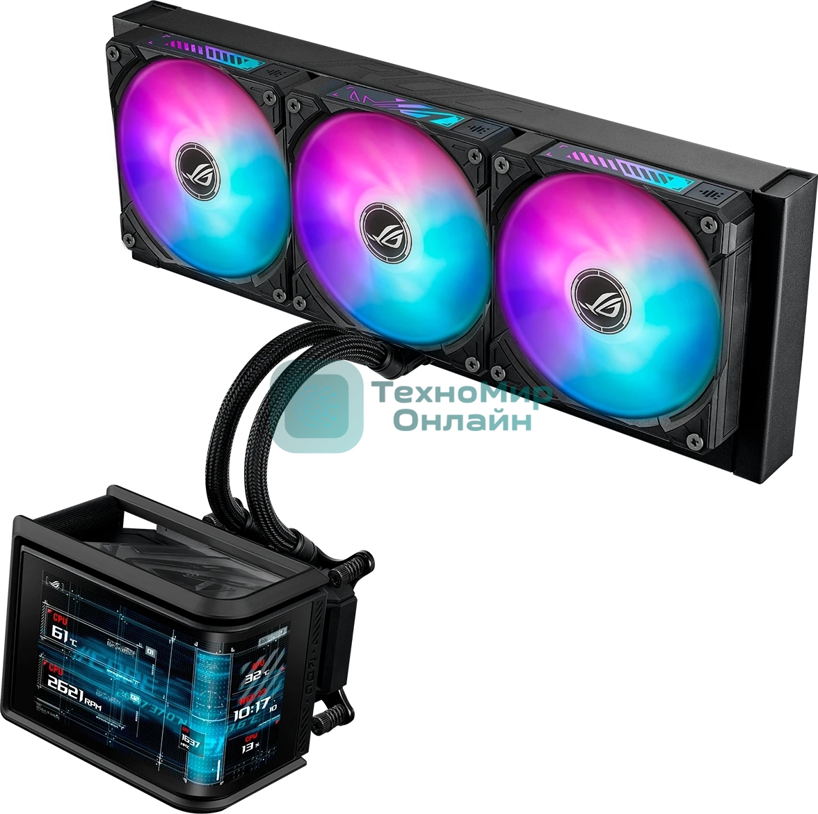 Система жидкостного охлаждения ASUS ROG RYUO IV SLC 360 ARGB