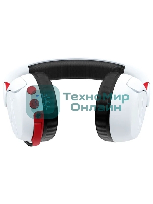 Гарнитура HyperX Cloud Mini белый, беспроводная + проводная, Bluetooth, до 25 ч, совместимость с PS5, Xbox