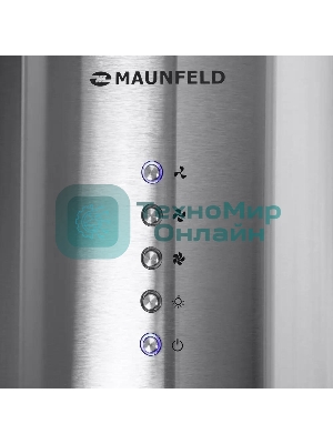 Вытяжка островная Maunfeld Lee Light Isla 35 нержавеющая сталь, 35.15 см, 1050 куб. м/ч, 63 дБ