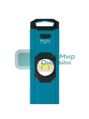 Уровень Gross 33651 алюминиевый, магнит., фрезерованный, 3 глазка, 0,5 мм/м, 600 мм