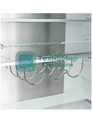 Холодильник LEX LCD505GbGID серый трехкамерный 321/144л морозилка снизу, No Frost, Side by Side