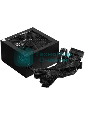 Блок питания 1STPLAYER BLACK.SIR 6.0 (SR-600W), 600Вт, 80 PLUS, 120мм, черный