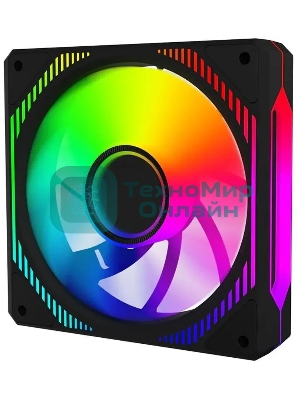 Вентилятор для корпуса Alseye Mirror-B-P черный, 120 мм, 2000 об/мин, 35.2 дБ, 4 pin