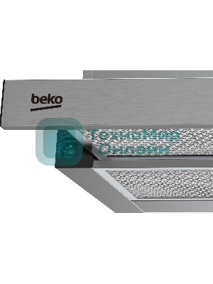 Вытяжка телескопическая Beko BHNT613R4CX серебристый, 60 см, 320 куб. м/ч, 61 дБ