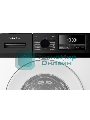 Стиральная машина Evelux EW 45127 V белый, загрузка фронтальная 7 кг, 1200 об/мин, класс: A+++