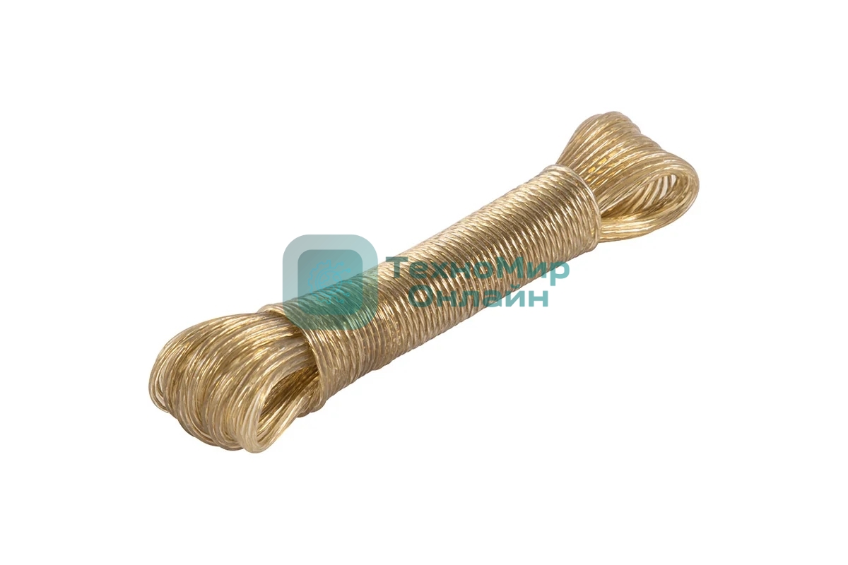 Шнур бельевой Рыжий Кот металл 15 м., суперпрочный