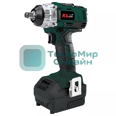 Профессиональный бесщеточный гайковерт аккумуляторный KLPRO KLSS18B-80 (18В, Li-ion-2шт, 8.0А·ч, 250Нм, 2 скорости, подсветка,З/У,в кейсе)