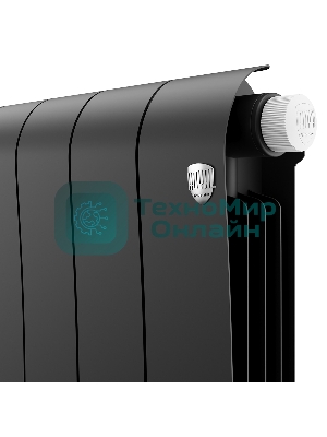 Радиатор биметаллический Royal Thermo Infinity 300 Noir Sable VR80 - 14 секц.