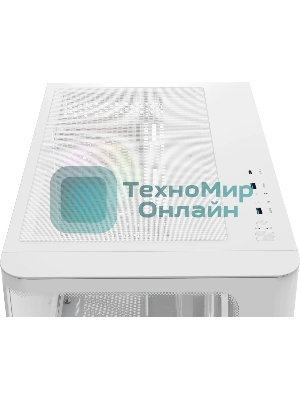 Компьютерный корпус Ocypus Iota C50 WH Curve ARGB Digital (Iota-C50-WHD300CD-GL)