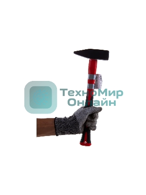 Молоток слесарный Matrix optimal 800 г, фибергласовая обрезиненная рукоятка, квадратный боек