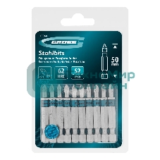 Бита Gross PZ1х50 мм, сталь S2, шестигр., 10 шт.