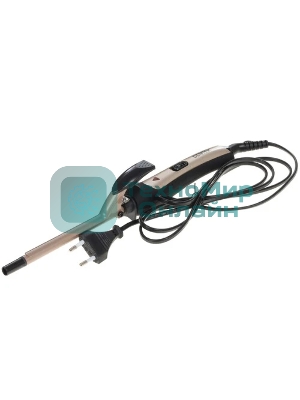 Щипцы для завивки волос Centek CT-2091 черный/золотистый, 9 мм, 200 °C, 1 режим