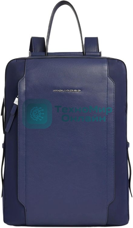 Рюкзак женский Piquadro Lyra CA4576W92T/BLU темно-синий нейлон/натур.кожа