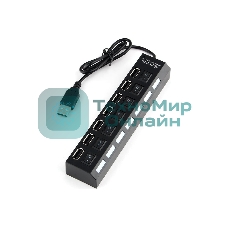 USB-концентратор Gembird UHB-U2P7-01, USB 2.0, 7хUSB, USB