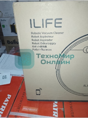 (Поврежденная упаковка) Пылесос Робот V3SMAX WHITE ILIFE (Новый товар  в заводской упаковке  с повреждениями)