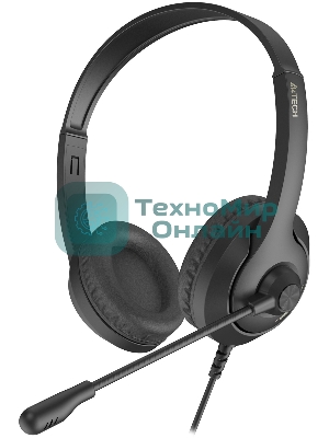 Гарнитура A4Tech Fstyler FH100 чёрный, проводная
