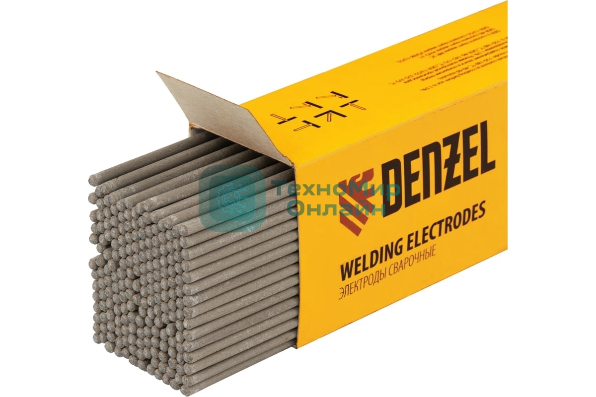 Электроды Denzel DER-13/55, диам. 3 мм, 5 кг, основное покрытие