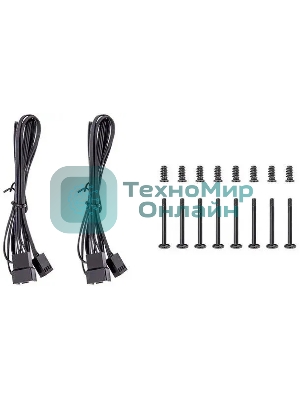 Комплект вентиляторов для корпуса Thermaltake CT120 (2 шт.) черный, 120 мм, 2000 об/мин, 25.8 дБ, 4 pin