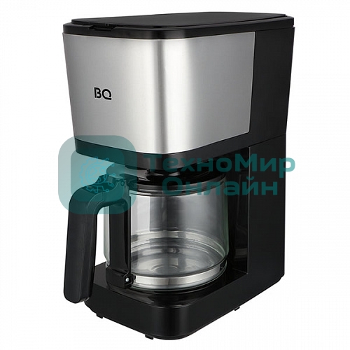 Кофеварка капельная BQ CM2007 стальной/черный, исп. кофе - молотый, 1.25 л, 750 Вт