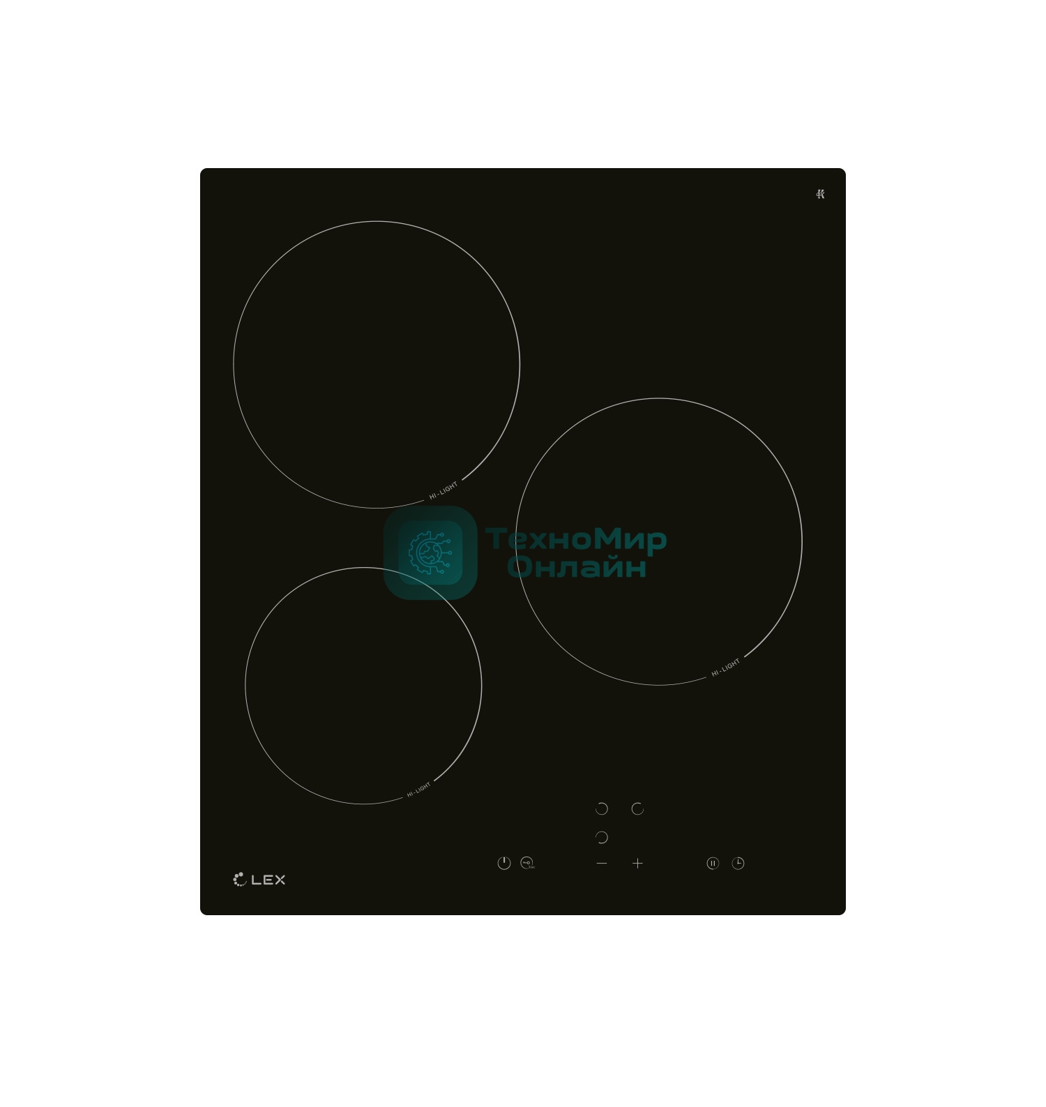 Электрическая варочная панель LEX EVH 430B BL, черный