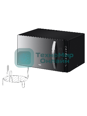 Микроволновая печь BBK 23MWC-881T/B-M черный, 23 л, 800 Вт, переключатели - сенсор