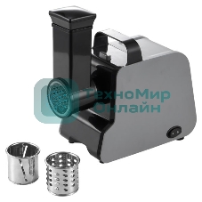 Мясорубка электрическая Centek CT-1627 серый, 2000 Вт, 2.0 кг/мин, реверс, защита от перегрузки, насадки - 7