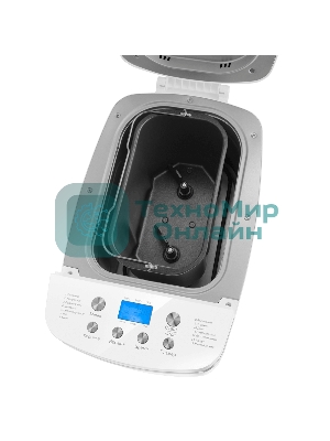 Хлебопечка Maunfeld MBM-1300DPW белый, 850 Вт, 14 программ