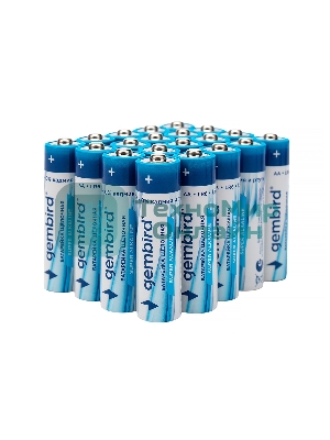 Батарейки щелочные/алкалиновые Gembird Gb-LR6-20B, тип AA, 20шт, коробка