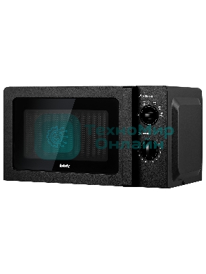 Микроволновая печь BBK 20MWS-747M/B черный, 20 л, 700 Вт, переключатели - поворотный механизм