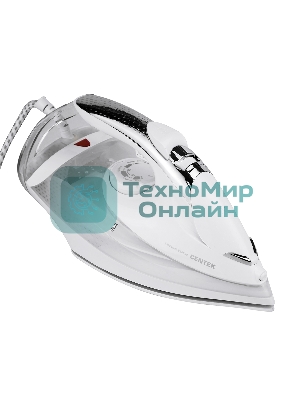 Утюг Centek CT-2334 белый/хром, 3200 Вт, 50 г/мин, 195 г/мин, 300 мл