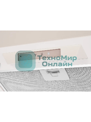 Вытяжка встраиваемая Kuppersberg INLINEA 52 Beige, ширина 52 см, отвод/рециркуляция, 850 м3/час, электронное сенсорное управление, таймер, пульт ДУ, 3 скорости, светодиодное освещение 2х3,5 Вт, металлический жироулавливающий фильтр, угольный фильтр С6С (опция), 42 дБ, кремовый