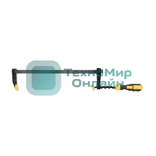 Струбцина F-образная Deli DL111280 800x120 мм, макс. усилие зажима 2000N, резьба 12мм