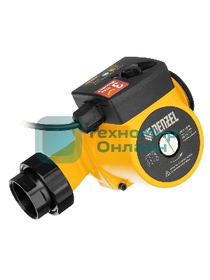 Циркуляционный насос Denzel CP32-6, напор 6 м, 70 л/мин, 1 м кабель, монт. длина 180 мм