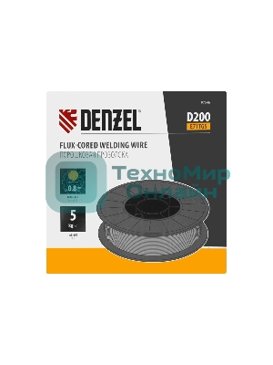 Порошковая проволока Denzel Е71TGS, диам. 0,8 мм, 5 кг, диам. катушки D200