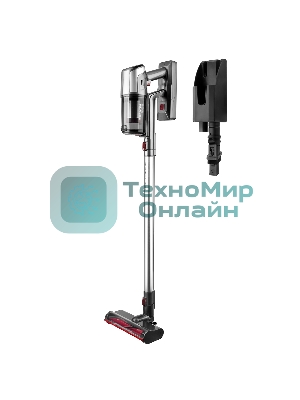 Пылесос вертикальный BRAYER BR4265 серый, питание от аккумулятора, 320 Вт, уборка сухая, пылесборник 0.5 л