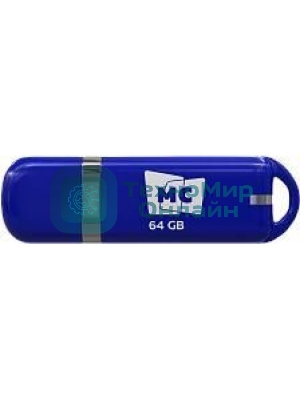 Флешка USB MORE CHOICE МФБ64 Blue (4620202558954), 64GB, USB 3.0, R/W 25/15, синий