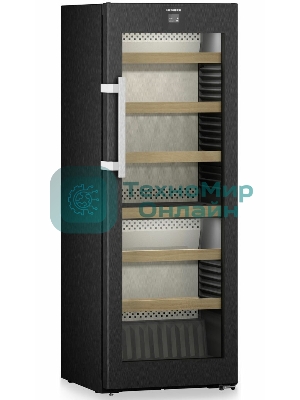 Винный шкаф Liebherr WPbsi 5052-20 001 черная нерж. сталь, 320 л, 2 отсека, 131 бут., класс A