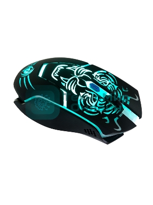 Мышь беспроводная Dialog Gan-Kata MRGK-12UR черный, 1600 dpi, радиоканал, USB, кнопки - 6