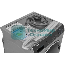 Стиральная машина Haier HW90-B14979S серебристый, загрузка фронтальная 9 кг, 1400 об/мин, A+++