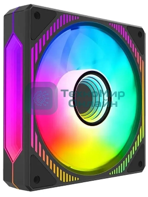 Вентилятор для корпуса Alseye Mirror-B-P черный, 120 мм, 2000 об/мин, 35.2 дБ, 4 pin