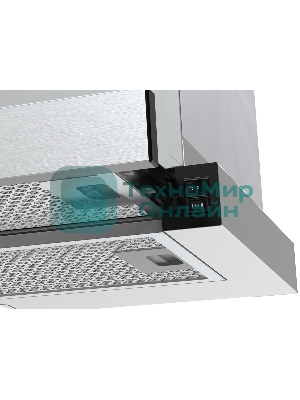 Вытяжка телескопическая Beko BHNT613R4CX серебристый, 60 см, 320 куб. м/ч, 61 дБ