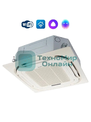 Блок внутренний сплит-системы кассетного типа Ballu Machine BLC_C/in-24HN1_21Y 24000 BTU, 70 м², охлаждение, обогрев, осушение