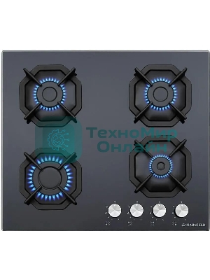 Газовая варочная панель Maunfeld EGHG.64.2CB\G черный