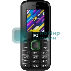 Мобильный телефон BQ 1848 Step+ черный/зеленый