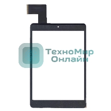 Сенсорное стекло (тачскрин) C196131F1-FPC808DR. черное