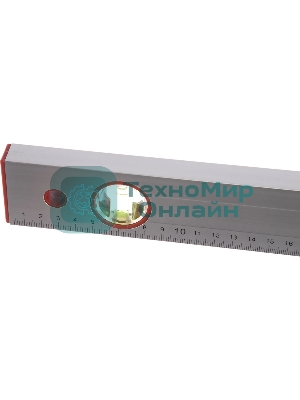 Уровень алюминиевый Sparta 600 мм, 2 глазка, линейка