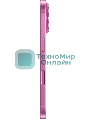 Смартфон Apple iPhone 16, 8/128Gb, розовый