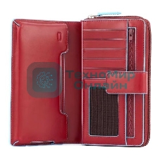 Кошелек женский Piquadro Blue Square PD1354B2R/R красный натур.кожа