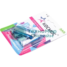 Элемент питания Космос алкалиновый AAA/LR03 BP-6 (блист.6шт)